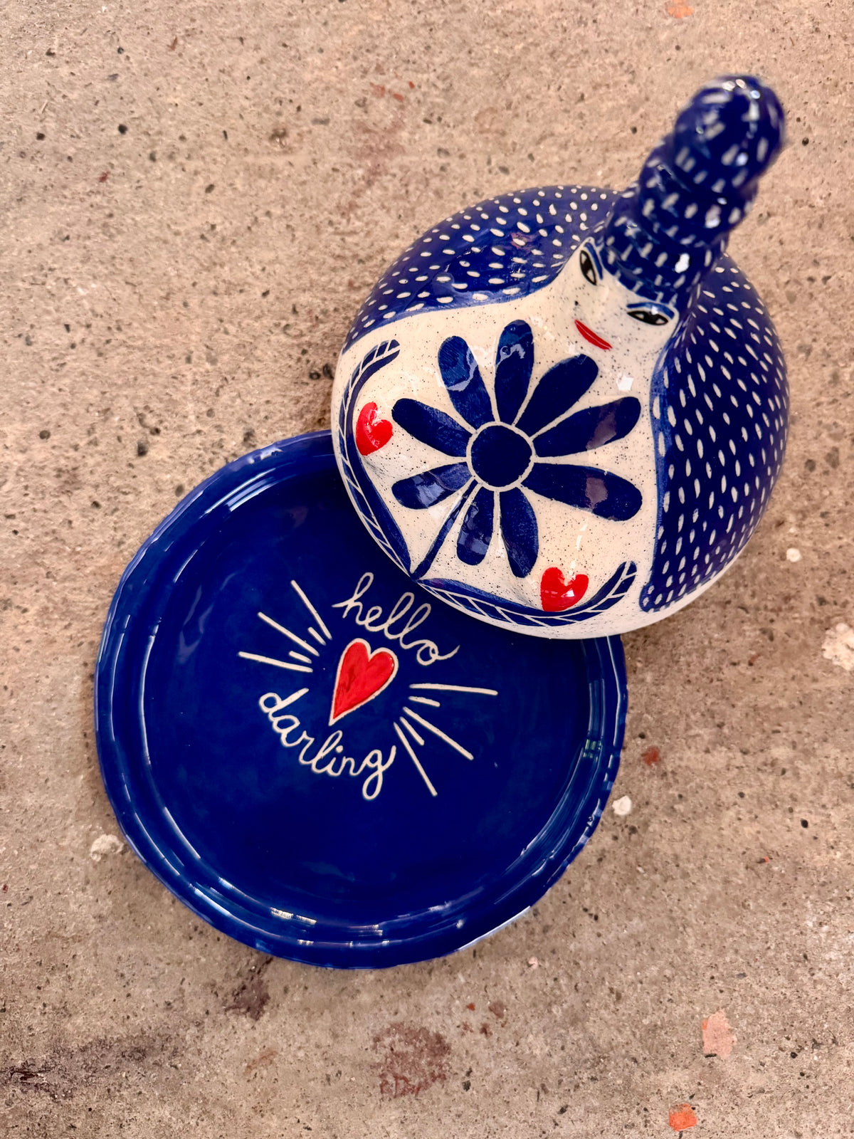 Butter Dish - Royal Blue dream