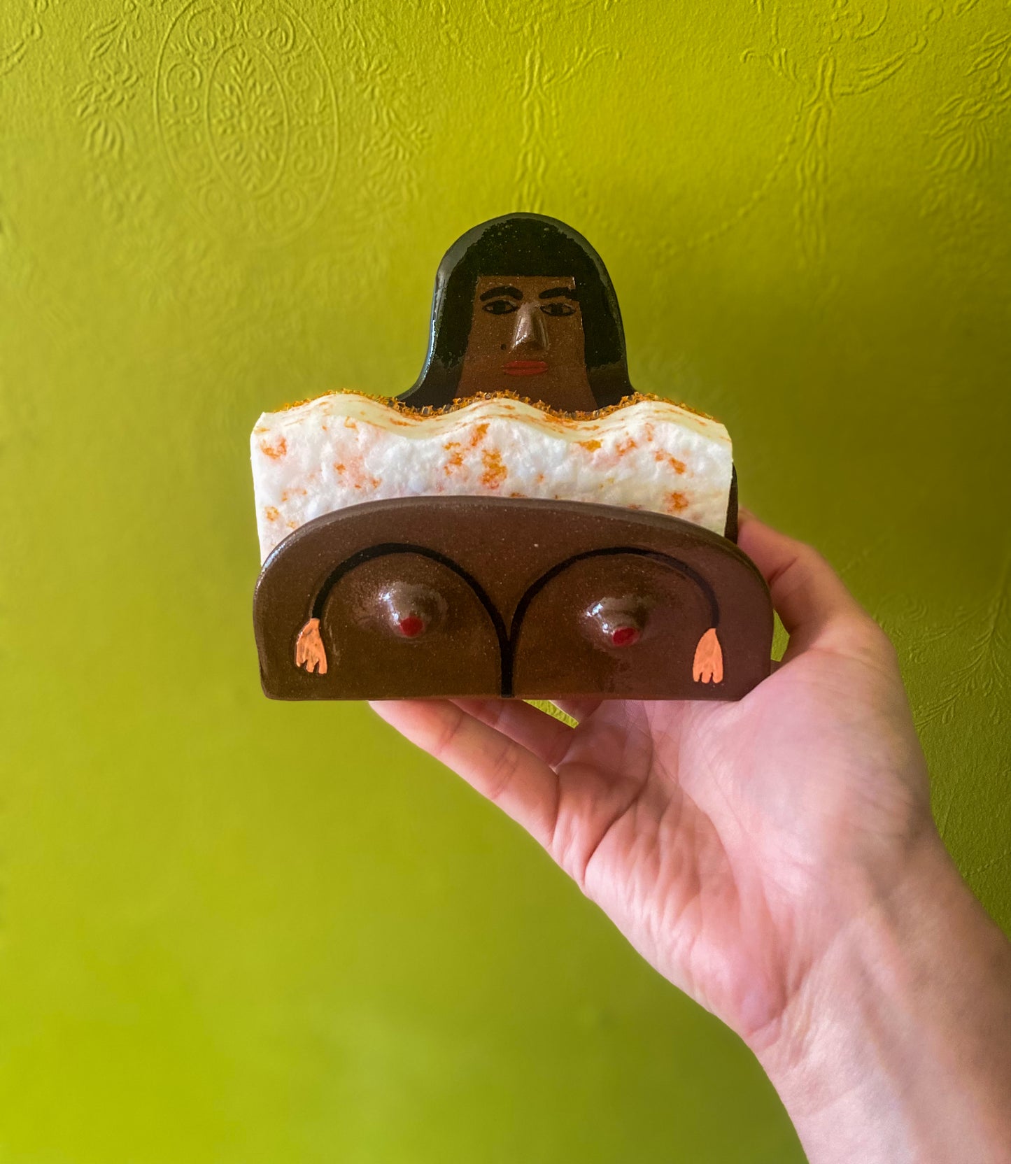 Business Card Holder - Two Tulips