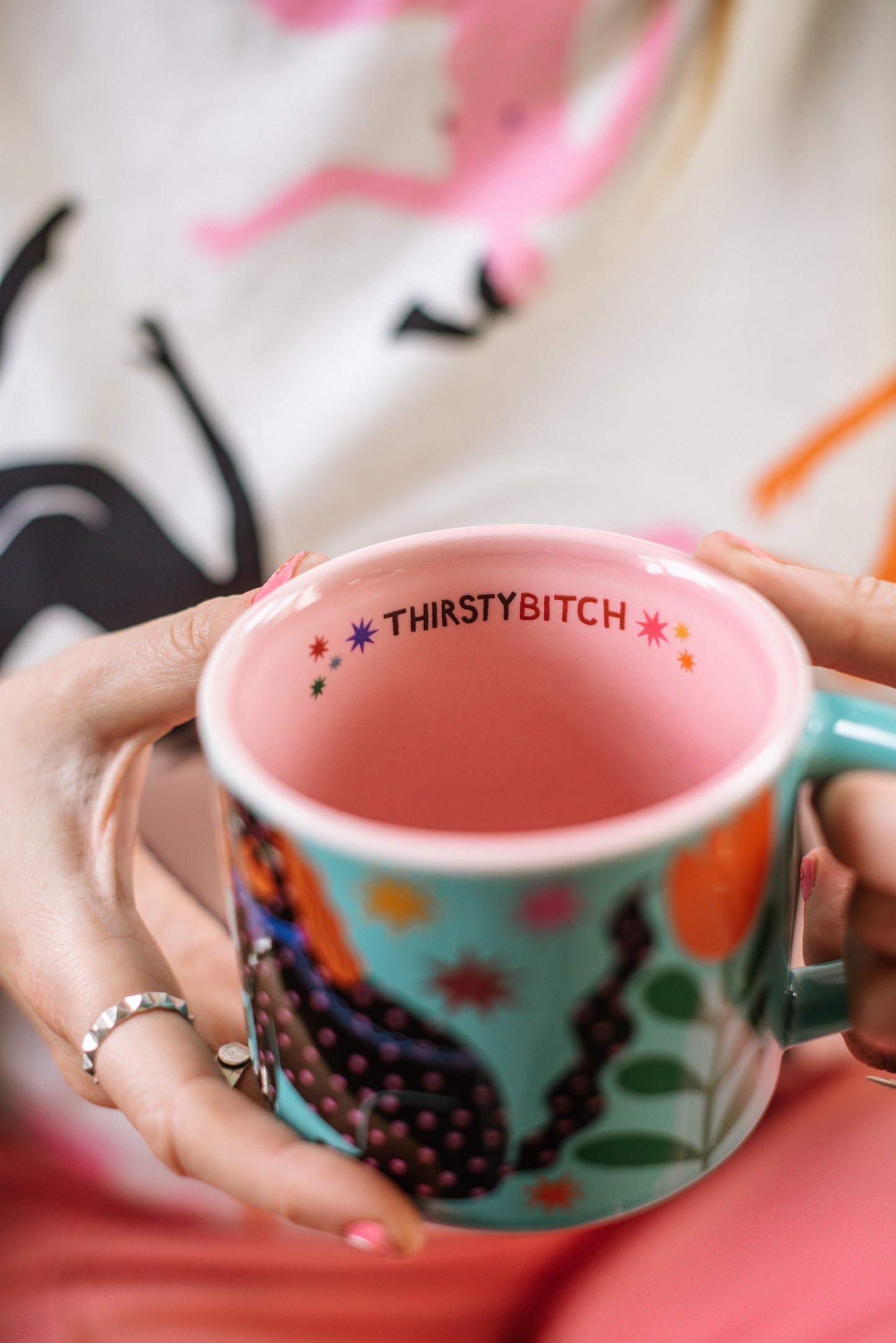 Thirsty Bitch mug (decal)