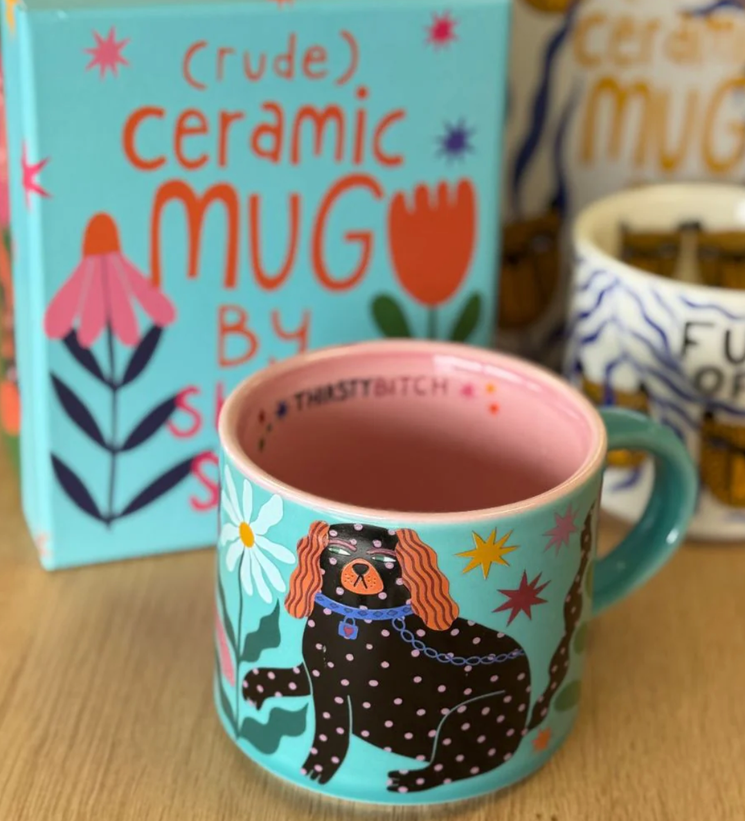 Thirsty Bitch mug (decal)