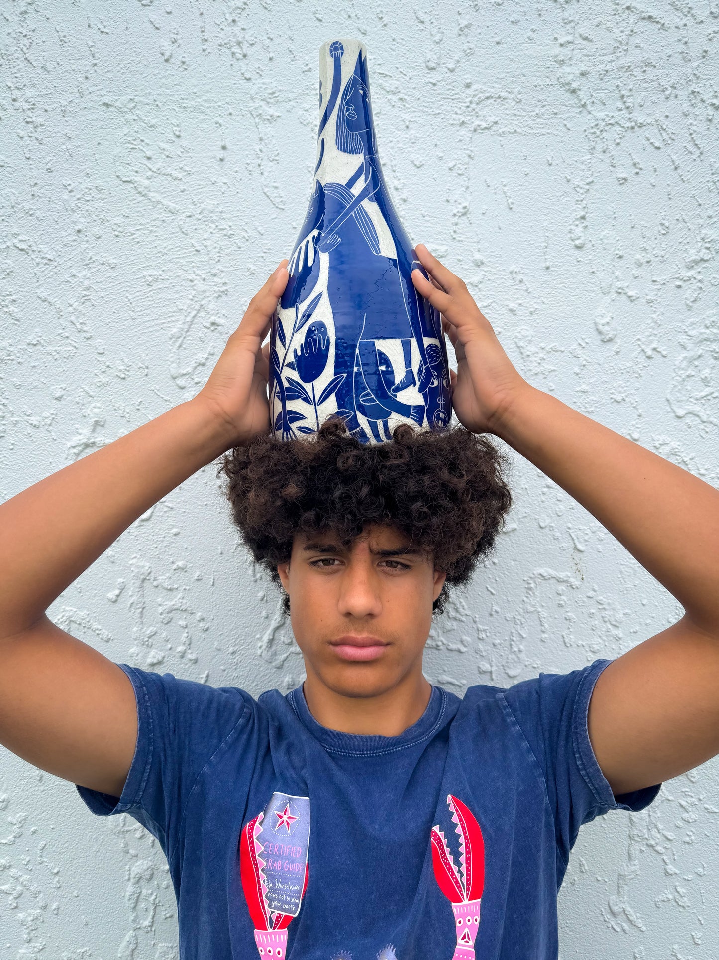 Vase 'The blues'