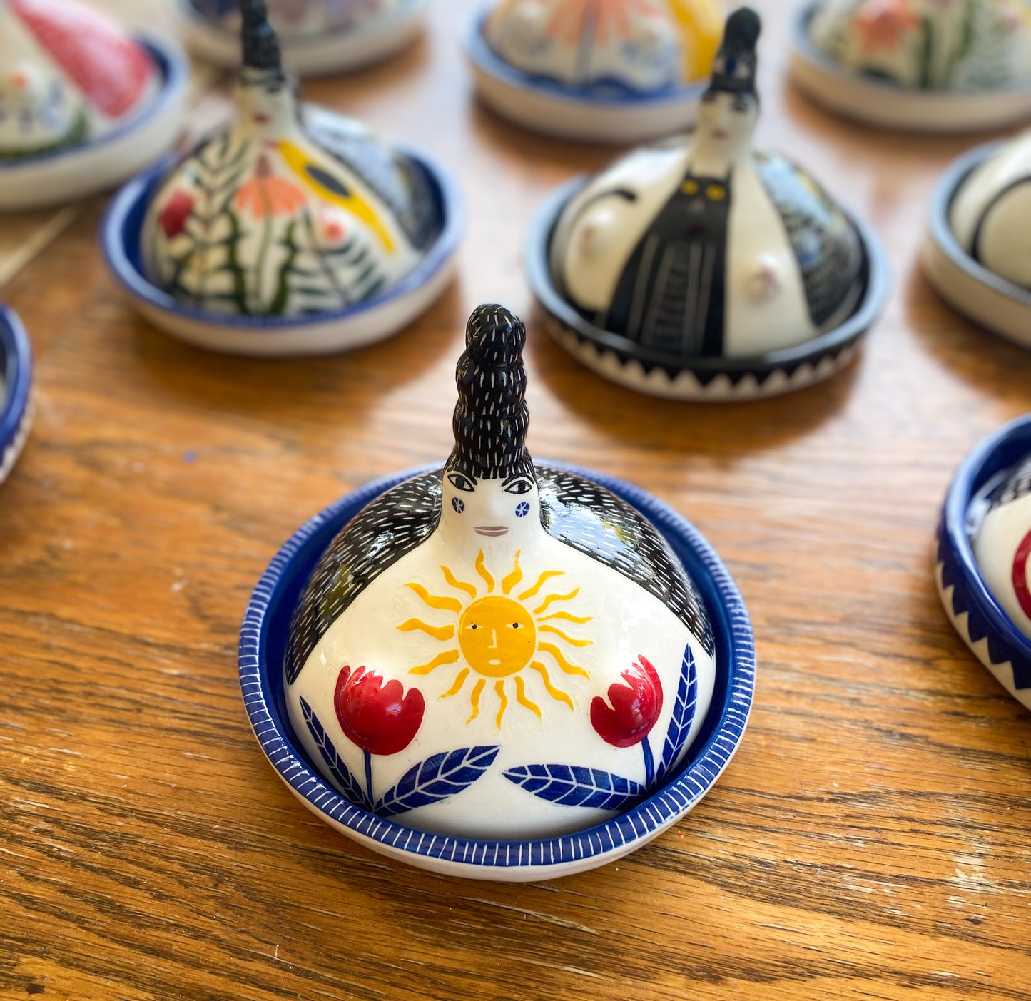Butter Dish - It's all sunshine and flowers