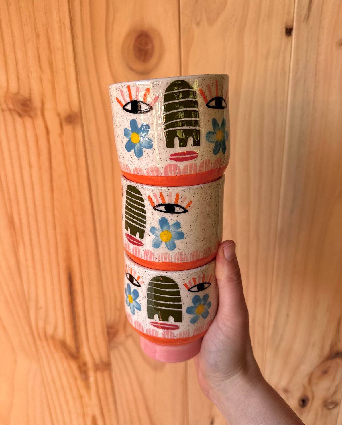 Goblet (pink and orange)