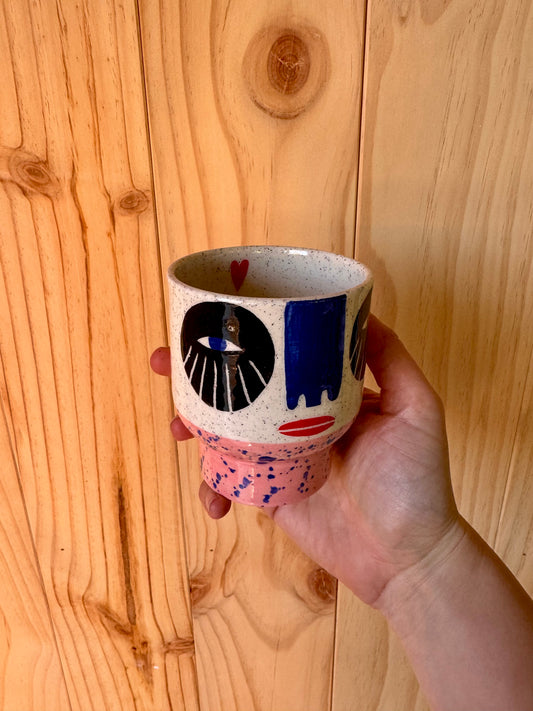 Goblet (pink bottom)
