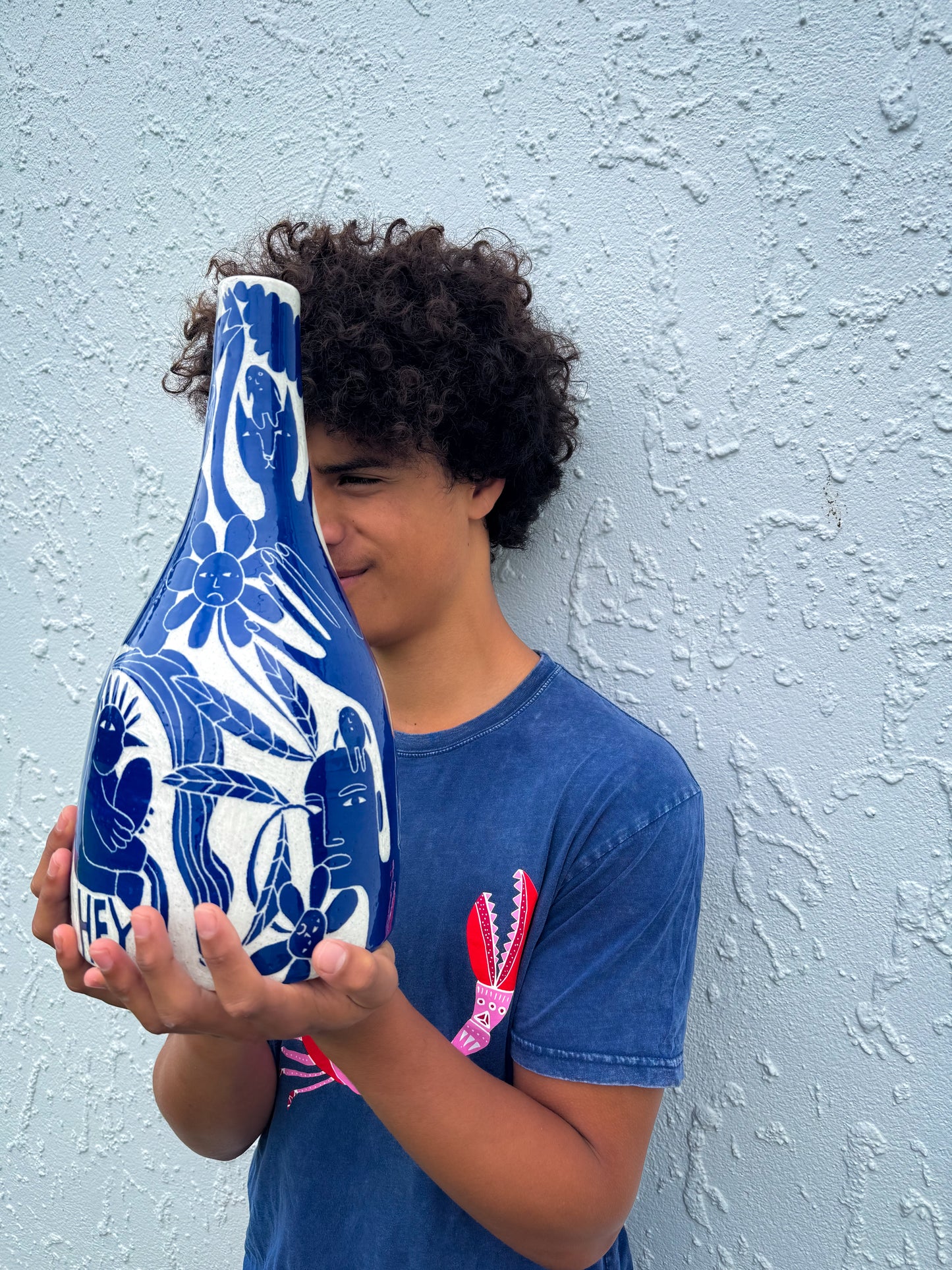 Vase 'The blues'