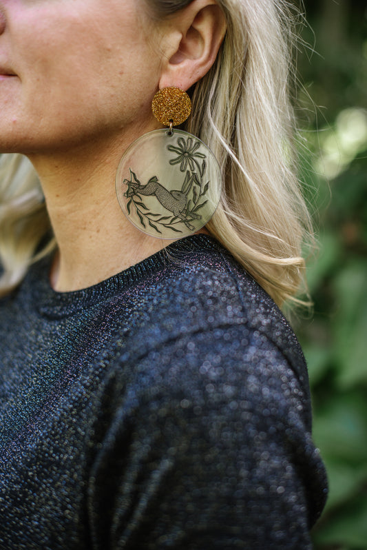 Hare Earrings