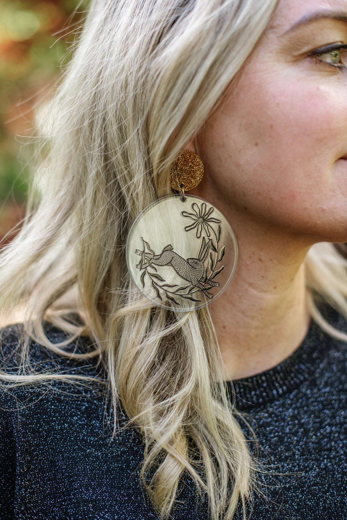 Hare Earrings