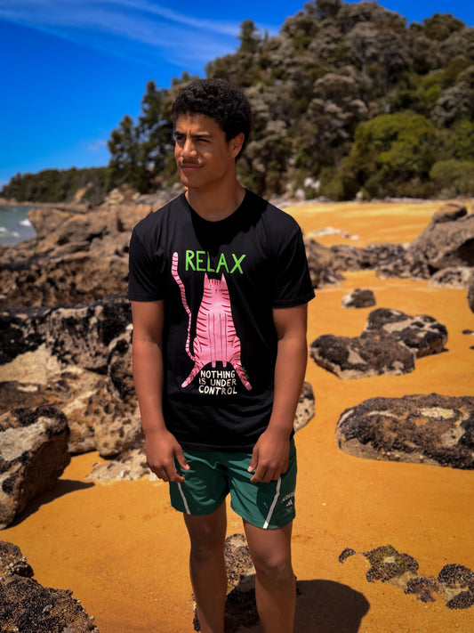 T-shirt 'Relax, there is nothing under control'