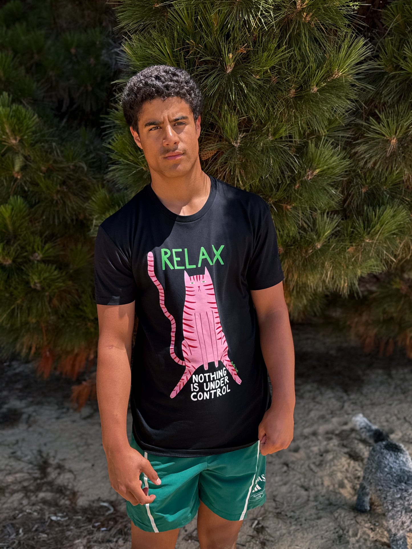 T-shirt 'Relax, there is nothing under control'