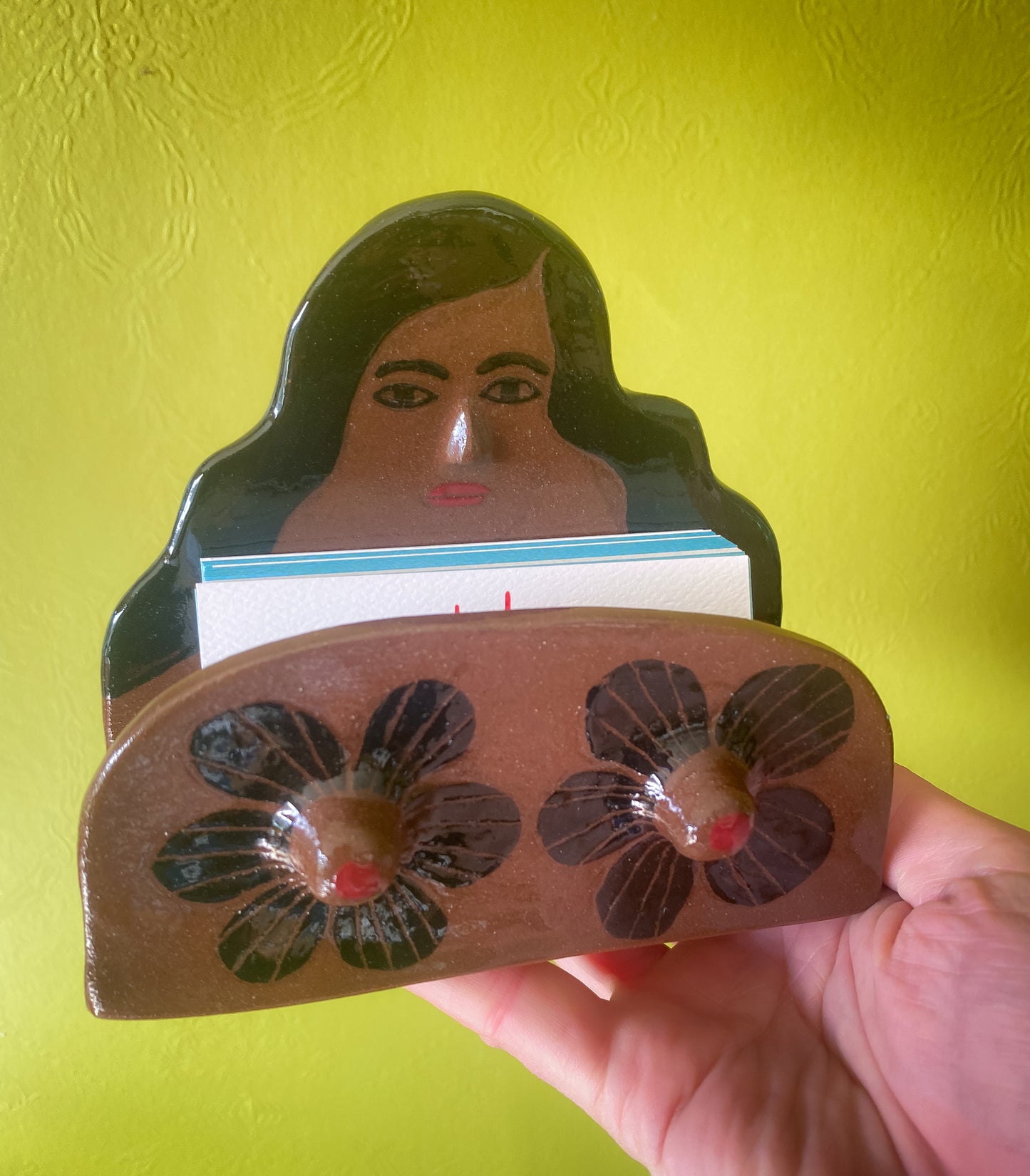 Business Card Holder - Flower boobs