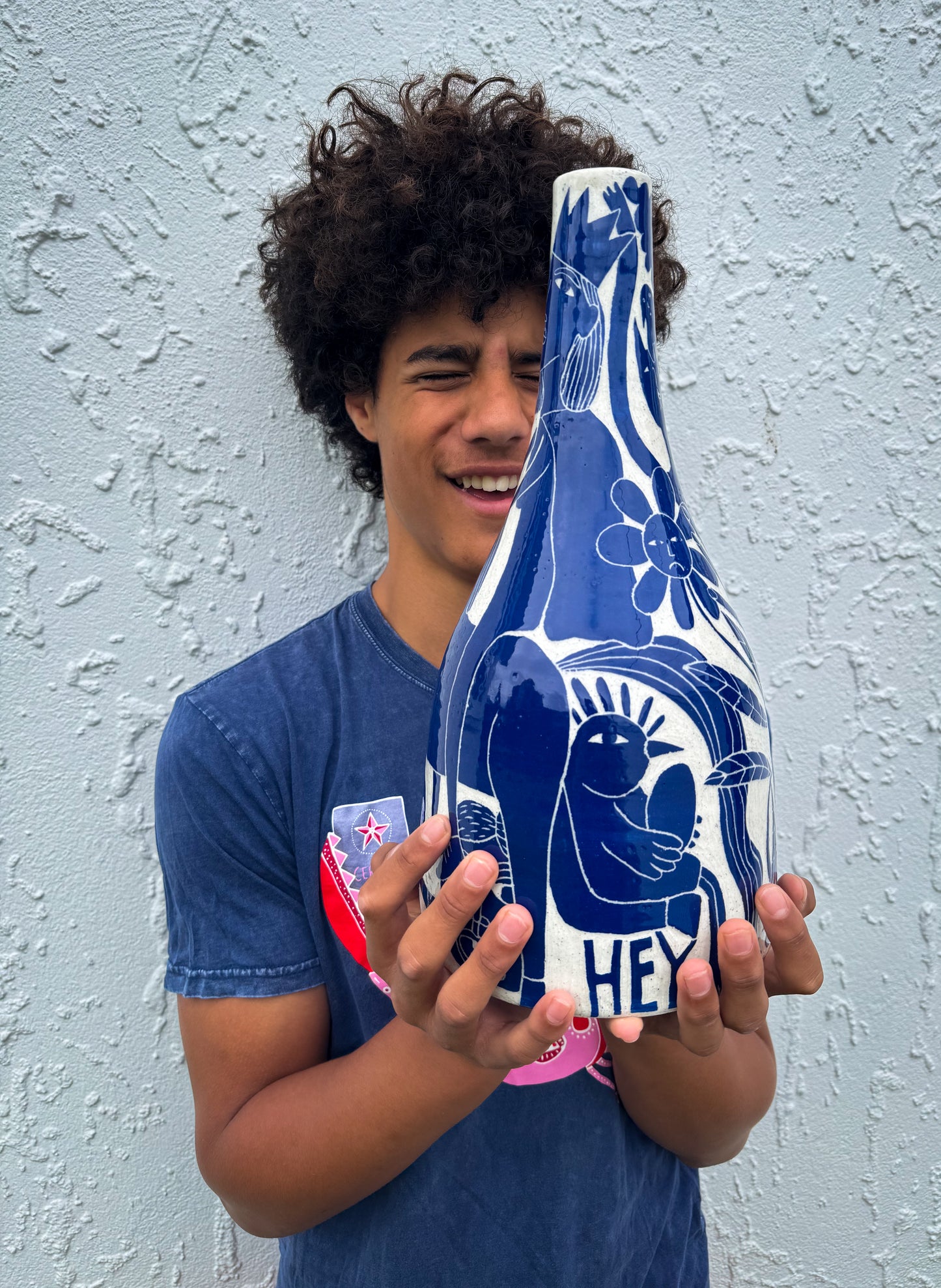 Vase 'The blues'