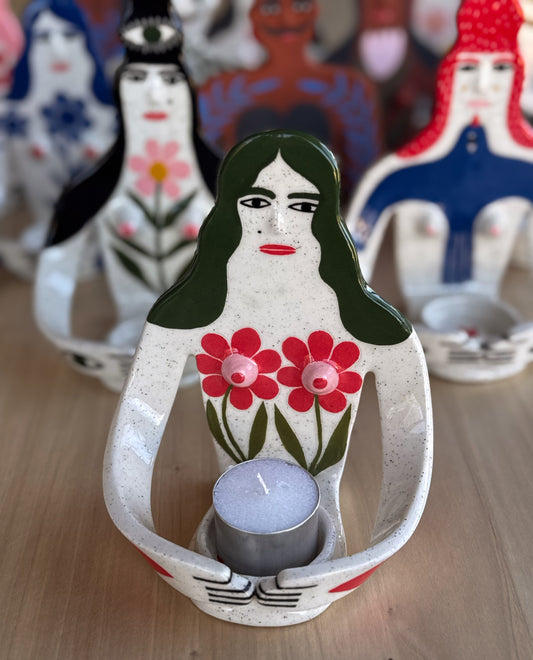 Candle Holder - flowerboobs