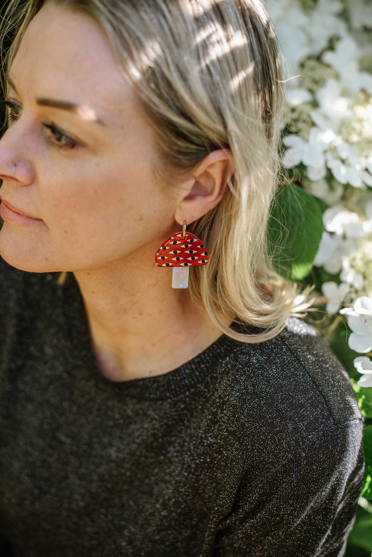 Mushroom Earrings
