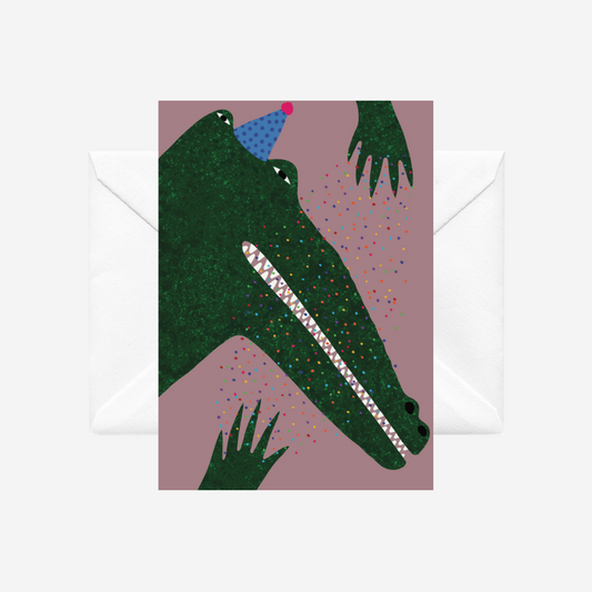 Card - Party Croc