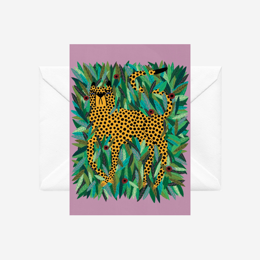 Card - Cheetah in the Bush